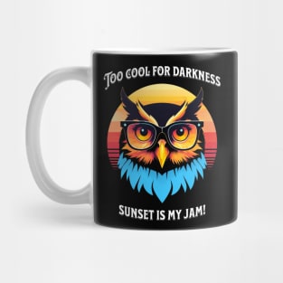 Sunset Swagger: Too Cool for Darkness Mug